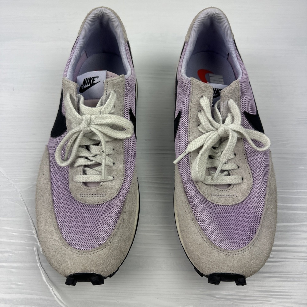 Nike Men's Lavender Mist/Black Low Top Athletic Sneaker Lace Up Rubber BV7725
